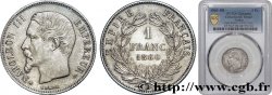 1 franc Napoléon III, tête nue 1860 Strasbourg F.214/19