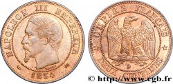 Deux centimes Napoléon III, tête nue 1854 Lyon F.107/15