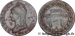 Cinq centimes Dupré, grand module 1799 Paris F.115/31