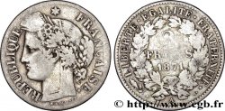 2 francs Cérès, avec légende 1871 Paris F.265/4