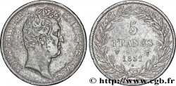 5 francs type Tiolier avec le I, tranche en creux 1831 Lille F.315/27