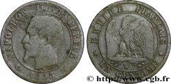 Un centime Napoléon III, tête nue 1855 Lille F.102/25 B12