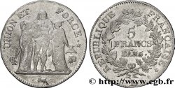 5 francs Union et Force, Union serré, seulement gland extérieur 1798 Bayonne F.288/68