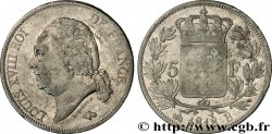 5 francs Louis XVIII, tête nue 1818 Rouen F.309/29