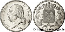 5 francs Louis XVIII, tête nue 1822 Paris F.309/68
