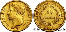 20 francs or Napoléon tête laurée, République française 1807 Paris F.515/1
