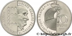 Piéfort argent de 10 francs Robert Schuman, Belle Epreuve 1986 F.374/2P
