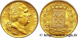 20 francs or Louis XVIII, tête nue 1817 Paris F.519/5
