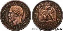 Deux centimes Napoléon III, tête nue 1854 Lyon F.107/14