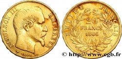 20 francs or Napoléon III, tête nue 1860 Strasbourg F.531/19
