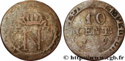 Faux de 10 cent. à l N couronnée n.d. Perpignan F.130/17 var.