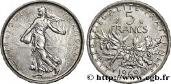 5 francs Semeuse, argent 1969 Paris F.340/13