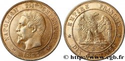 Dix centimes Napoléon III, tête nue 1855 Rouen F.133/20