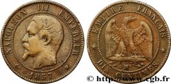Dix centimes Napoléon III, tête nue 1857 Marseille F.133/44