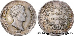 Demi-franc Napoléon Empereur, Calendrier révolutionnaire 1805 Nantes F.174/24