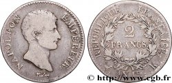 2 francs Napoléon Empereur, Calendrier révolutionnaire 1805 Bordeaux F.251/19