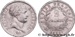 2 francs Napoléon Ier tête laurée, Empire français 1811 Limoges F.255/29