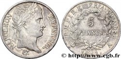5 francs Napoléon Empereur, Empire français, frappe médaille 1811 Paris F.307/27 var.