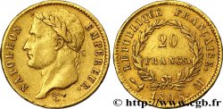 20 francs or Napoléon tête laurée, République française 1808 Toulouse F.515/4