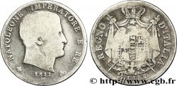 2 lire Napoléon Empereur et Roi d’Italie 1811 Milan M.241