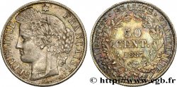 50 centimes Cérès, IIIe République 1887 Paris F.189/12