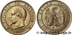 Dix centimes Napoléon III, tête nue 1857 Lille F.133/46