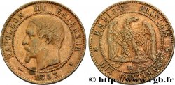 Dix centimes Napoléon III, tête nue 1853 Strasbourg F.133/4