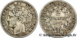 2 francs Cérès, avec légende 1871 Paris F.265/4