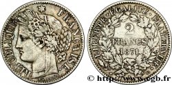 2 francs Cérès, avec légende 1871 Paris F.265/4 TTB48