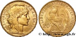 20 francs or Coq, Dieu protège la France 1905 Paris F.534/10