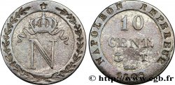 10 cent. à l N couronnée 1808 Nantes F.130/8 TB35