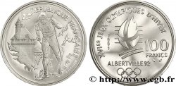 Belle Épreuve 100 francs - Ski de fond / Château des ducs de Savoie 1991 Paris F5.1613 1