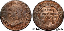 Cinq centimes Dupré, grand module 1798 Strasbourg F.115/38