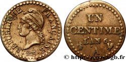 Un centime Dupré, petit 6 1798 Paris F.100/2