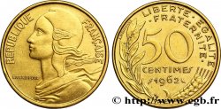 50 centimes Marianne, col à quatre plis 1962 Paris F.197/3