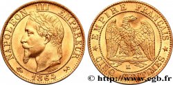 Cinq centimes Napoléon III, tête laurée 1864 Bordeaux F.117/15