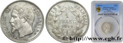 1 franc Napoléon III, tête nue 1860 Paris F.214/14