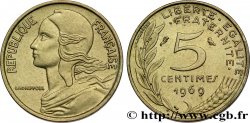 5 centimes Marianne 1969 Paris F.125/5 SUP60