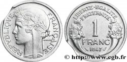 1 franc Morlon, légère, flan clipé 1947 F.221/11 var.