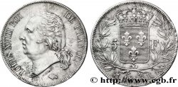 5 francs Louis XVIII, tête nue 1823 Bordeaux F.309/82