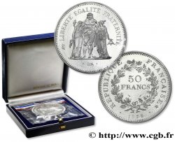 Piéfort argent de 50 francs Hercule 1975 F.427/3P