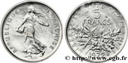 Piéfort argent de 5 francs Semeuse 1972 Paris F.341/4P FDC70