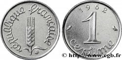 Piéfort acier de 1 centime Épi 1962 Paris F.106/4P