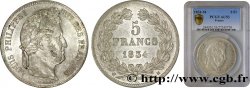 5 francs IIe type Domard 1834 Toulouse F.324/37 MBC53 PCGS
