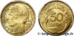 50 centimes Morlon, avec raisin sans fruit, 9 et 2 ouverts 1932 F.192/7