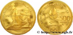 Belle Épreuve Or 500 francs - Slalom moderne / Belle Époque 1990 Paris F./