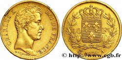 40 francs or Charles X, 2e type 1828 Paris F.544/3