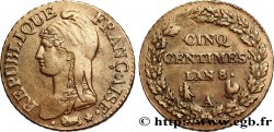 Cinq centimes Dupré, grand module 1800 Paris F.115/91