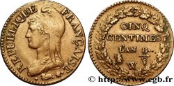 Cinq centimes Dupré, grand module 1800 Lille/Paris F.115/142 var.