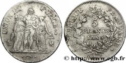 5 francs Union et Force, Union serré, avec glands intérieurs et gland extérieur 1798 Paris F.288/45